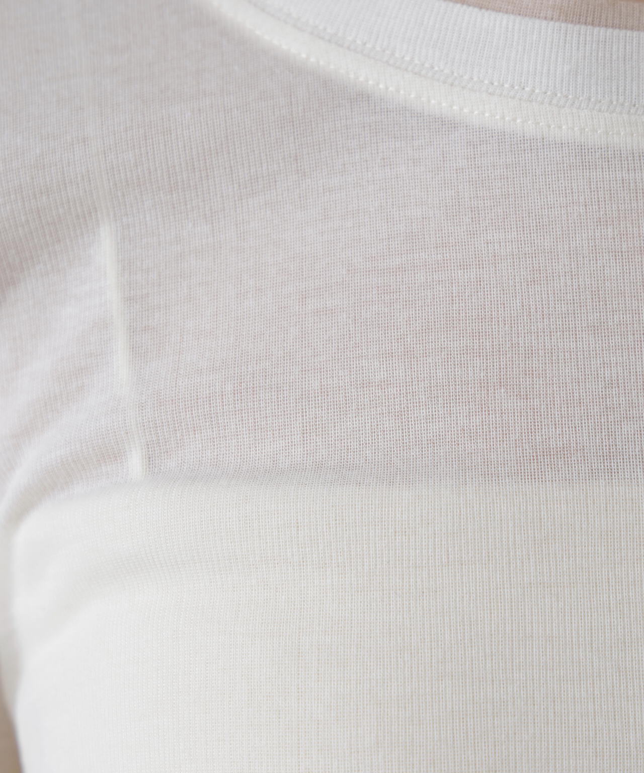 【追加生産予約】シアーテレコレイヤード風カットソー