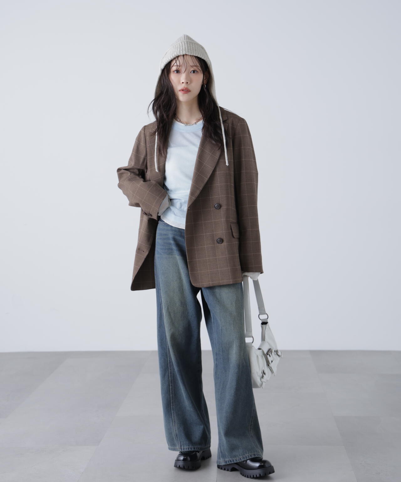 【追加生産予約】シアーテレコレイヤード風カットソー