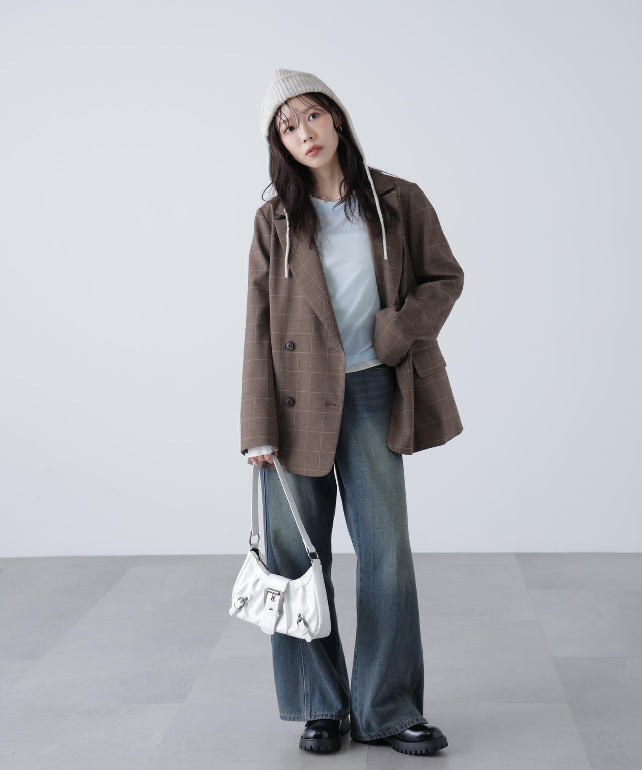 【追加生産予約】シアーテレコレイヤード風カットソー