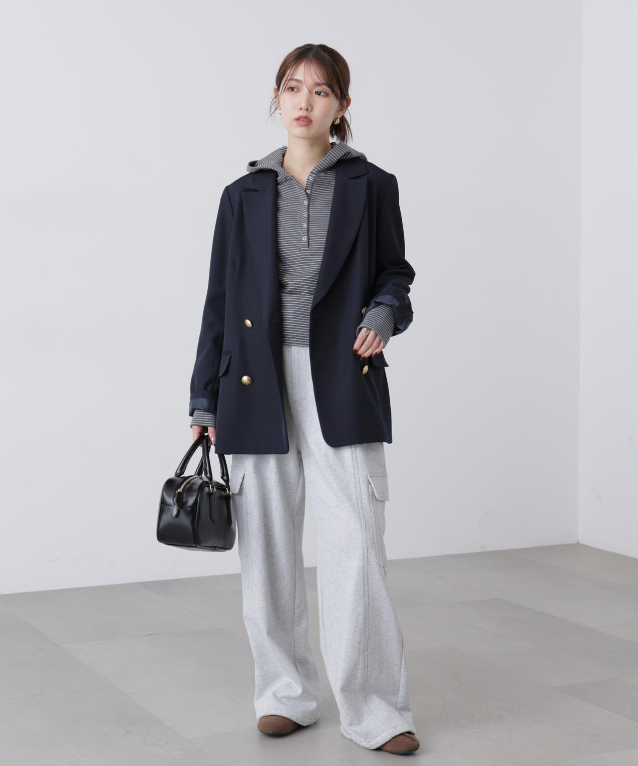 スキッパーカットソーフーディー