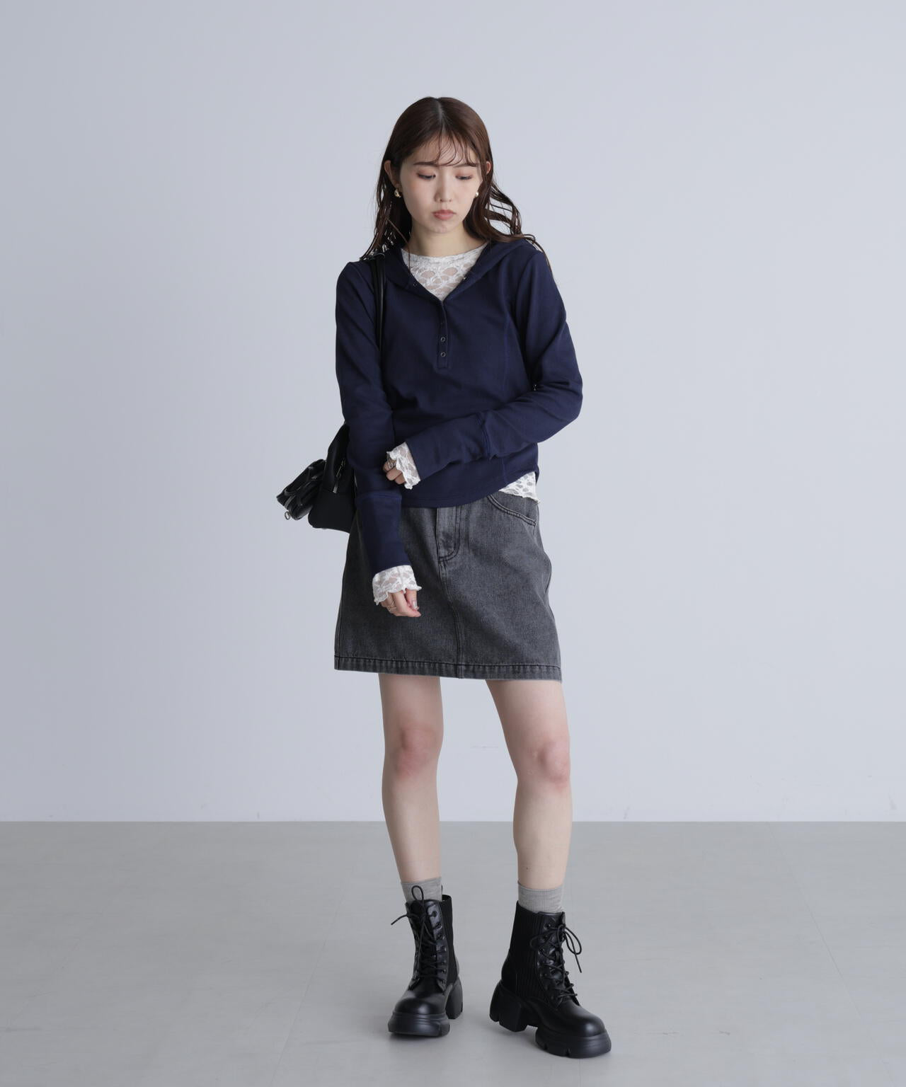 スキッパーカットソーフーディー