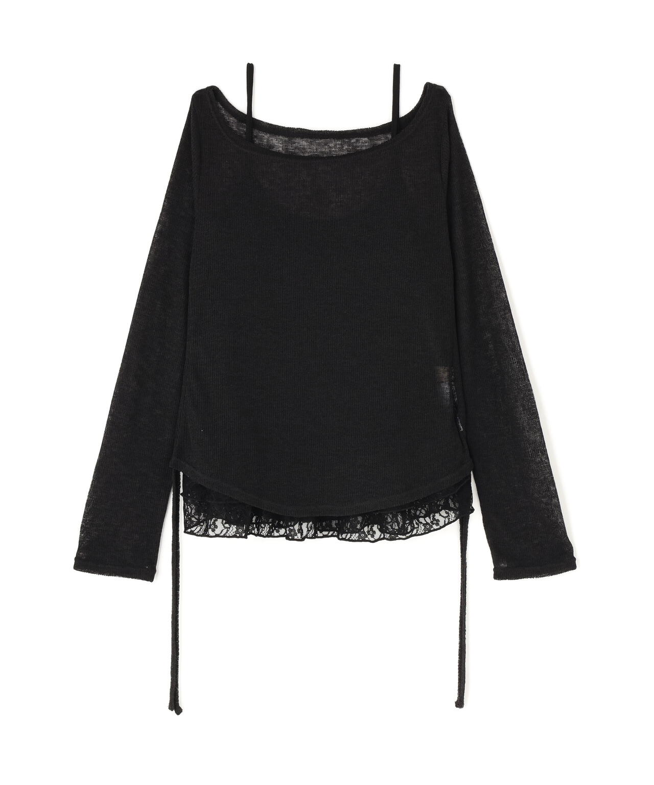 【追加生産予約】メランジドロストレースティアードキャミセット