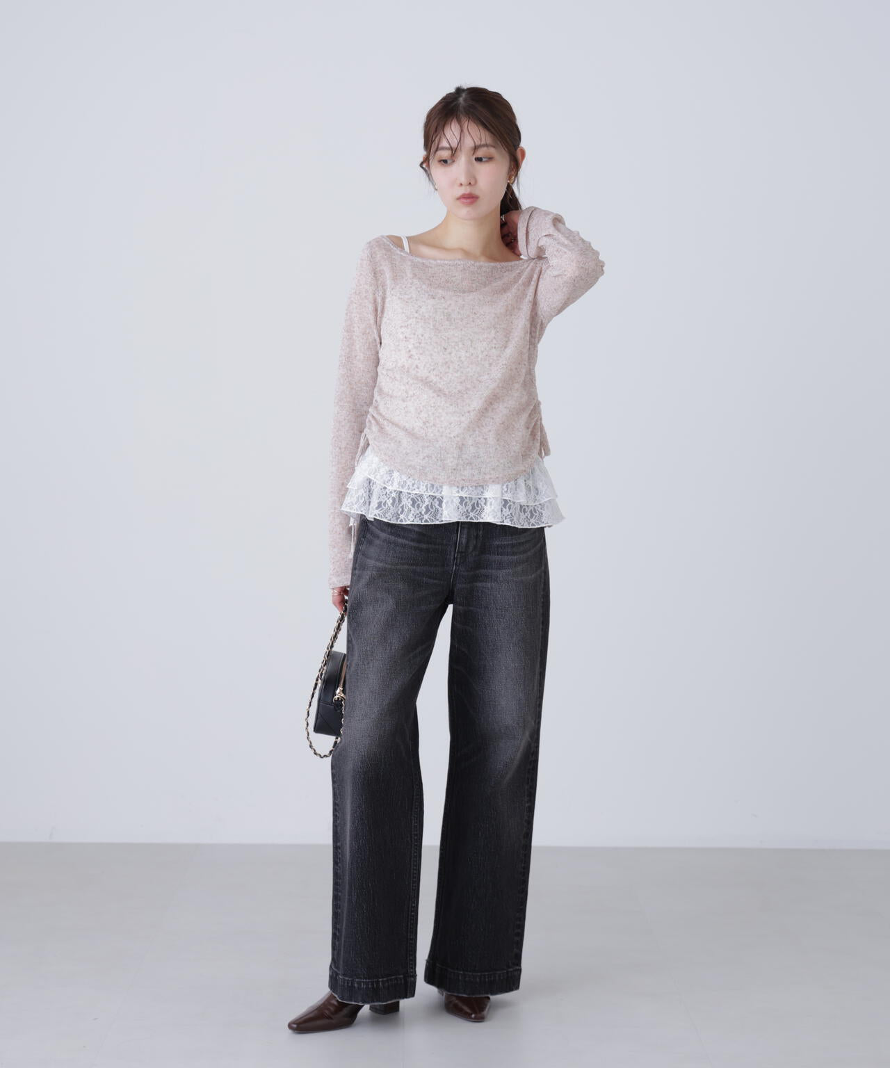 162cm 着用サイズ:FR