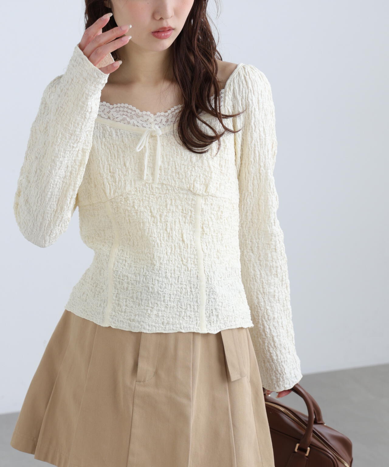 162cm 着用サイズ:FR