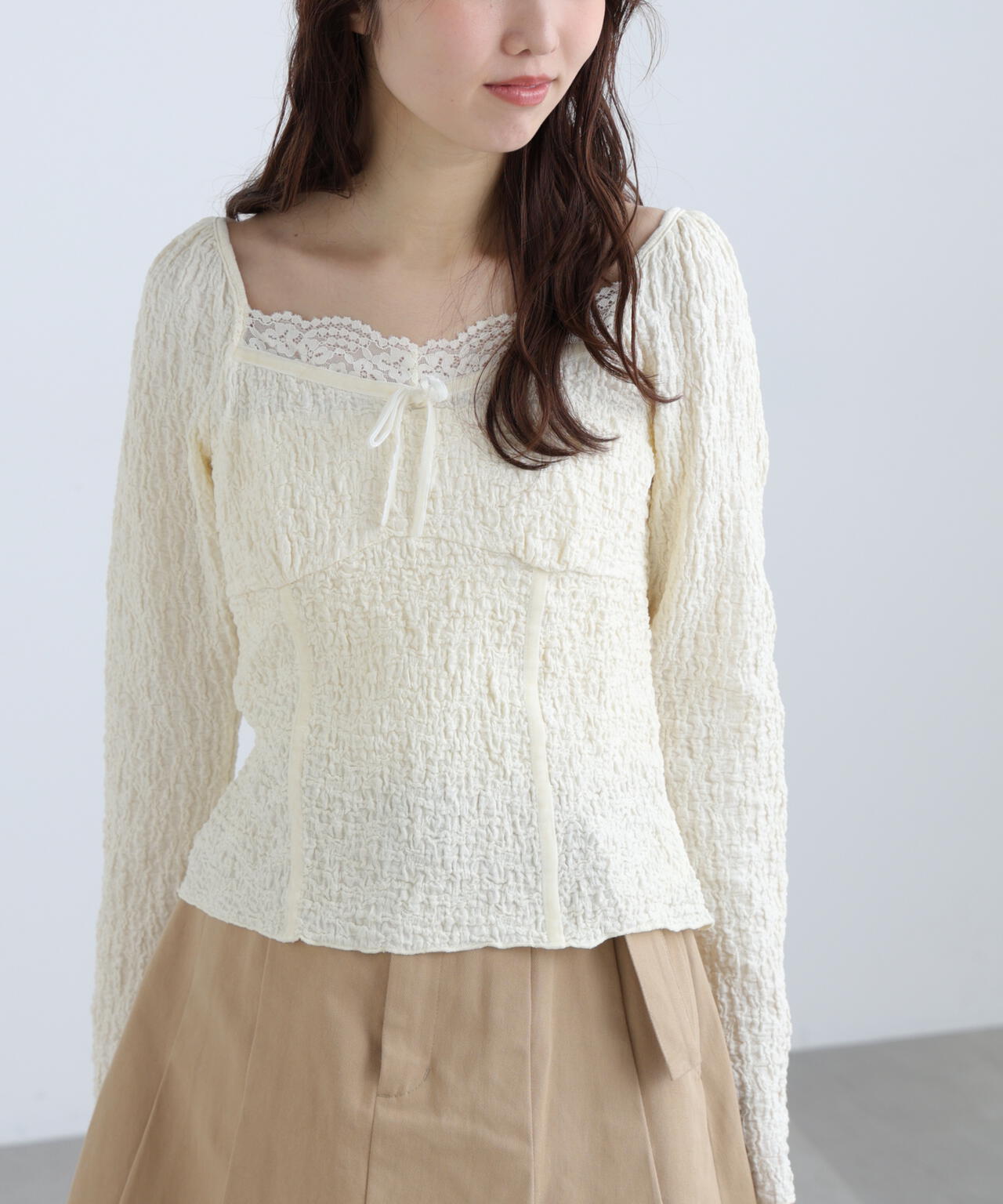 162cm 着用サイズ:FR