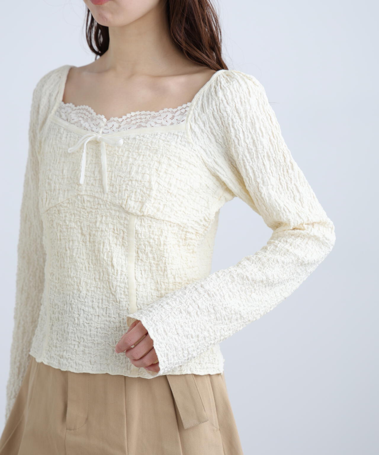 162cm 着用サイズ:FR