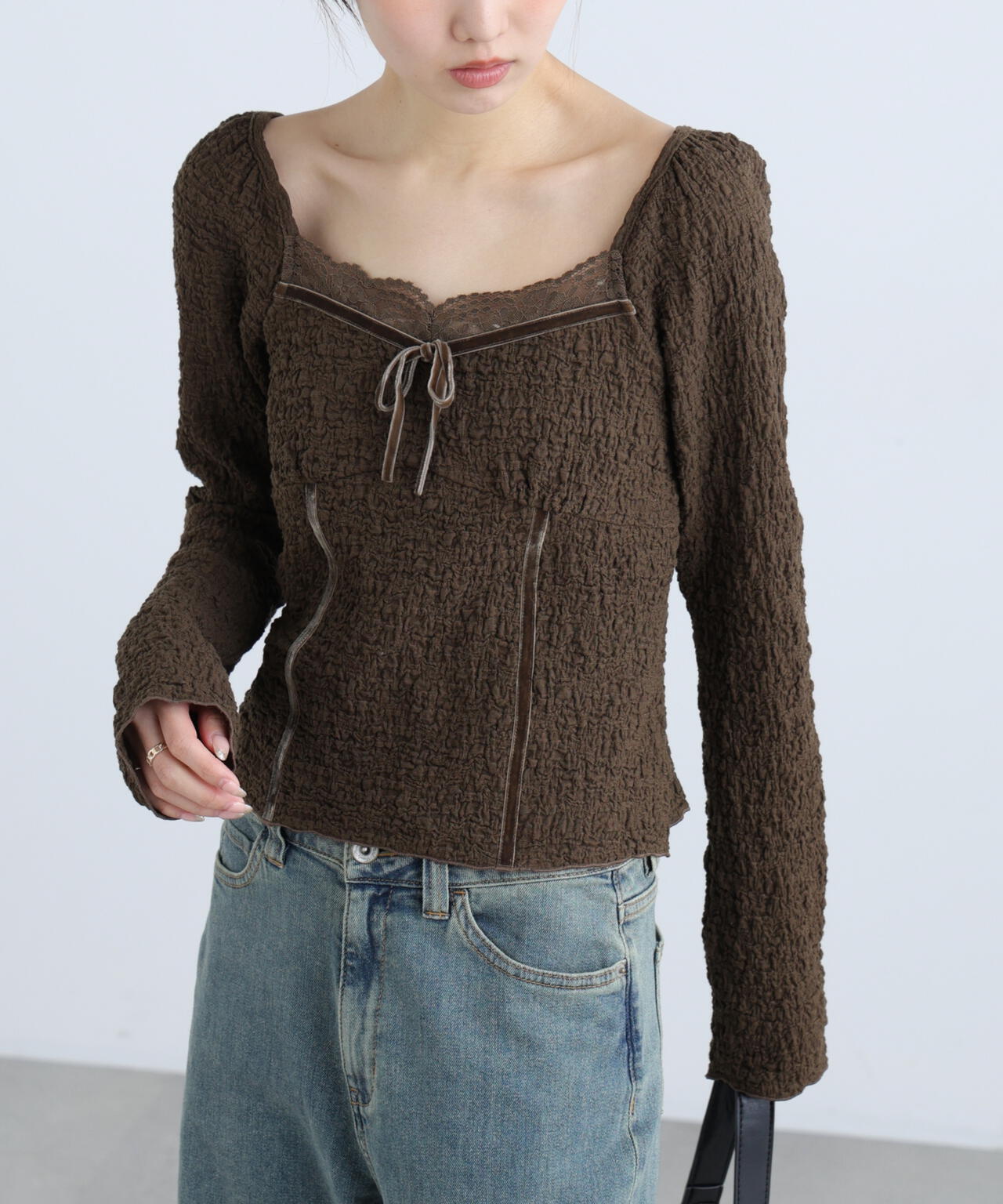 162cm 着用サイズ:FR