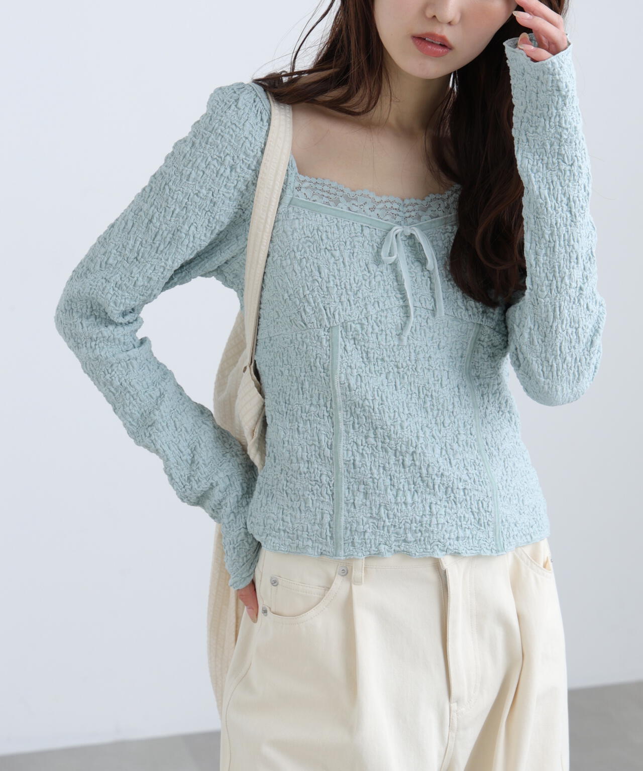 162cm 着用サイズ:FR