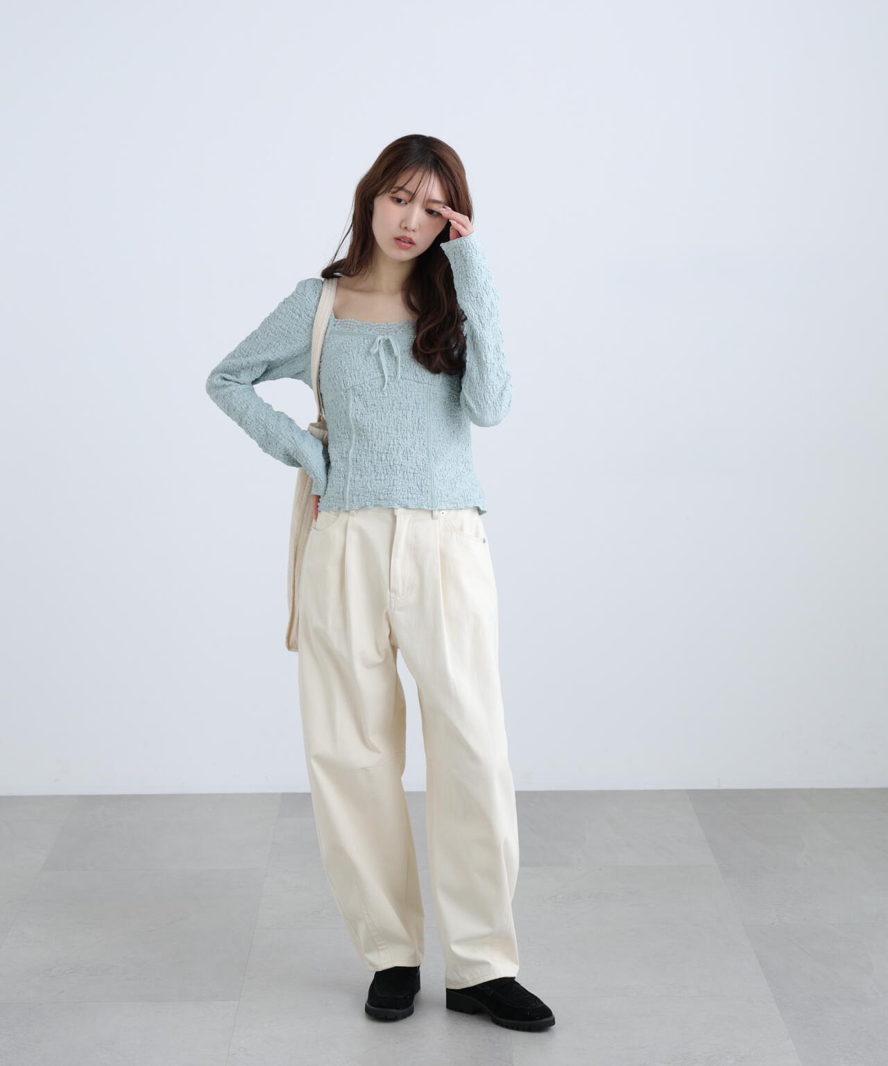 162cm 着用サイズ:FR