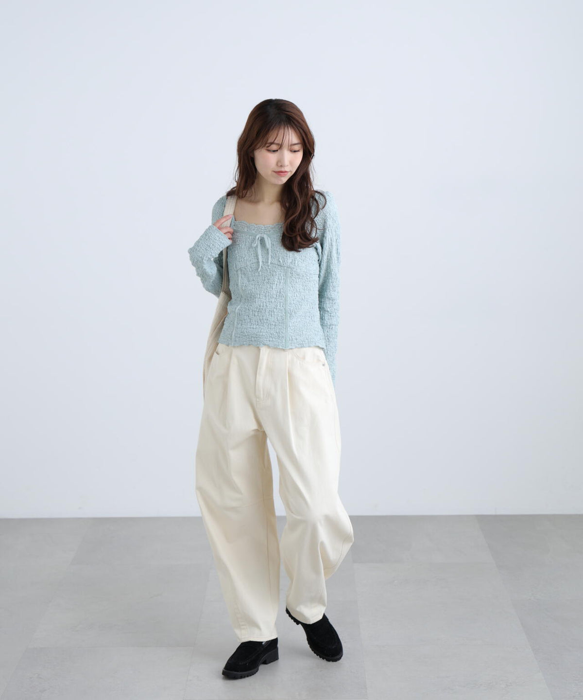162cm 着用サイズ:FR