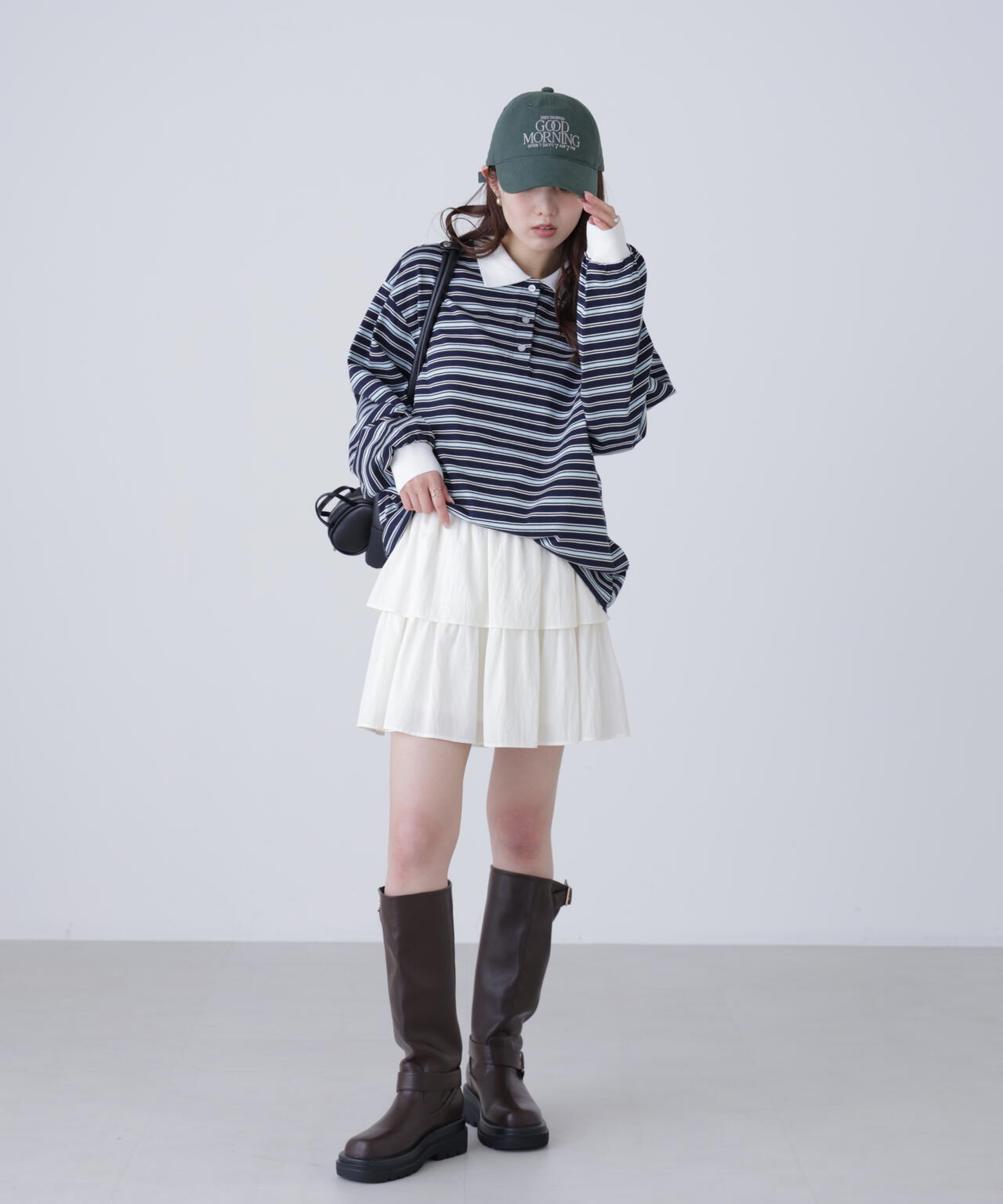 マルチボーダーラガーポロシャツ