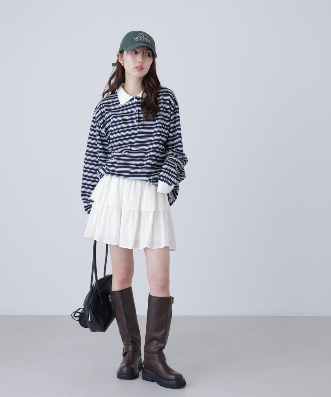 マルチボーダーラガーポロシャツ