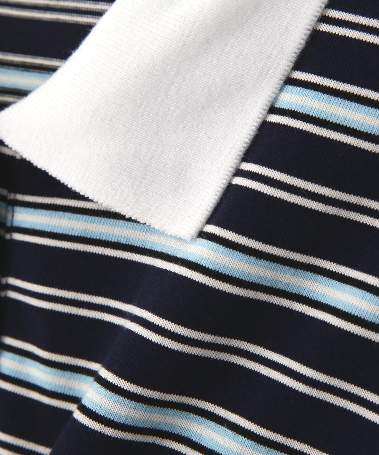 マルチボーダーラガーポロシャツ