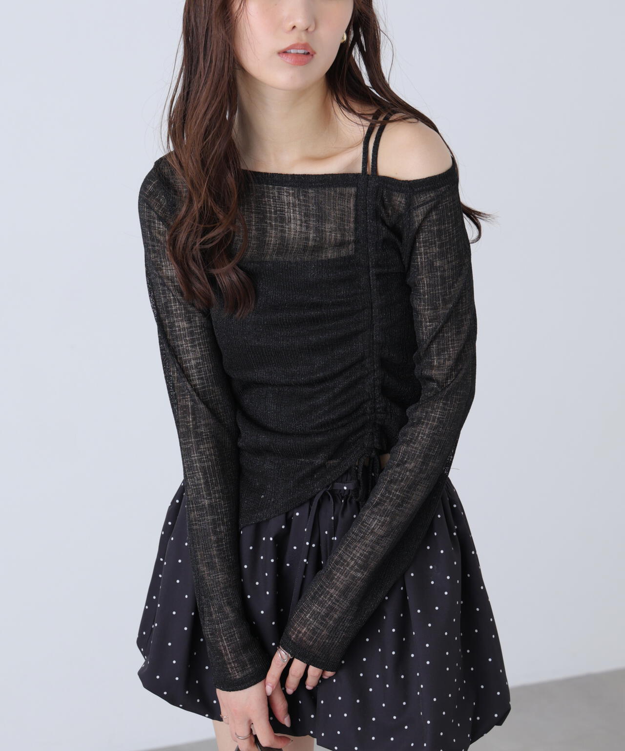 162cm 着用サイズ:FR