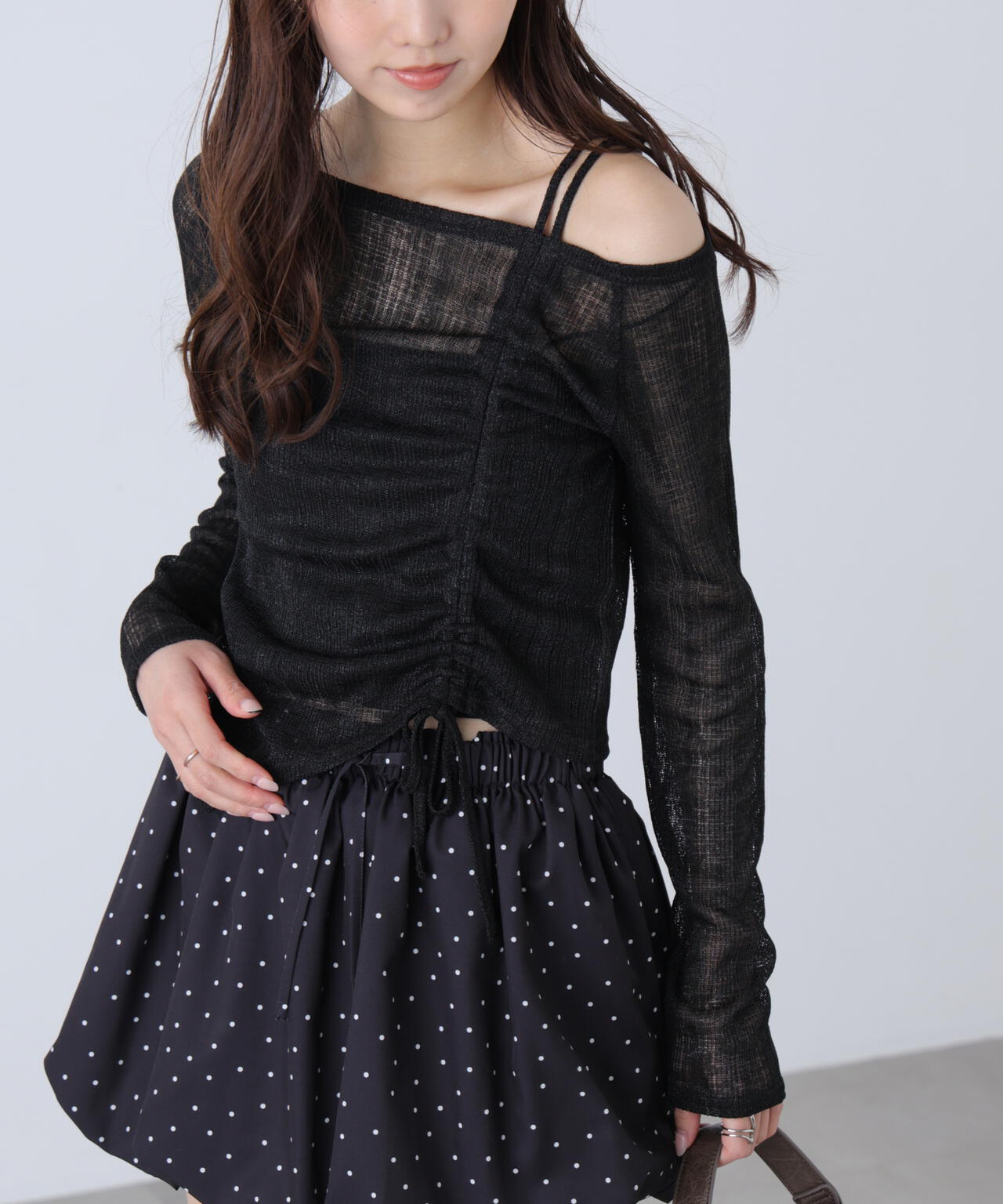 162cm 着用サイズ:FR