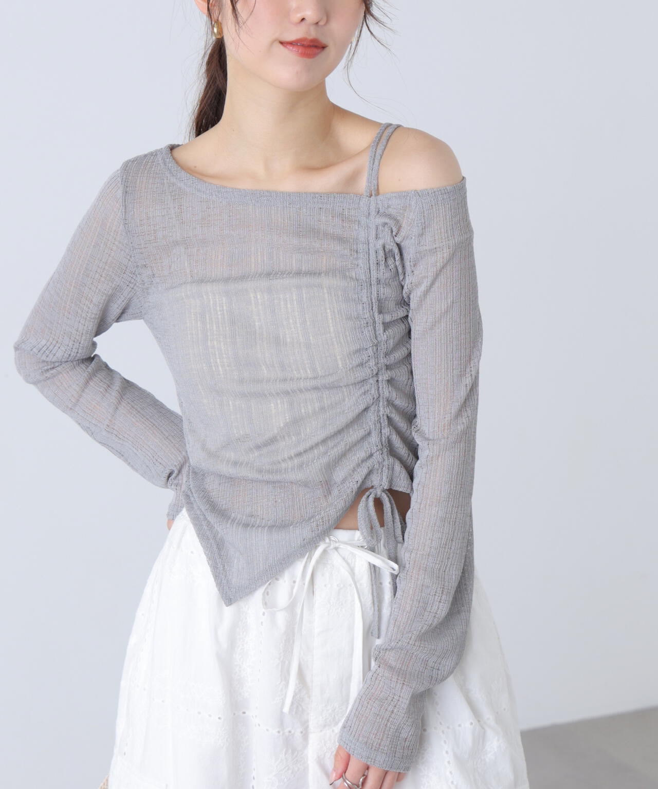 162cm 着用サイズ:FR