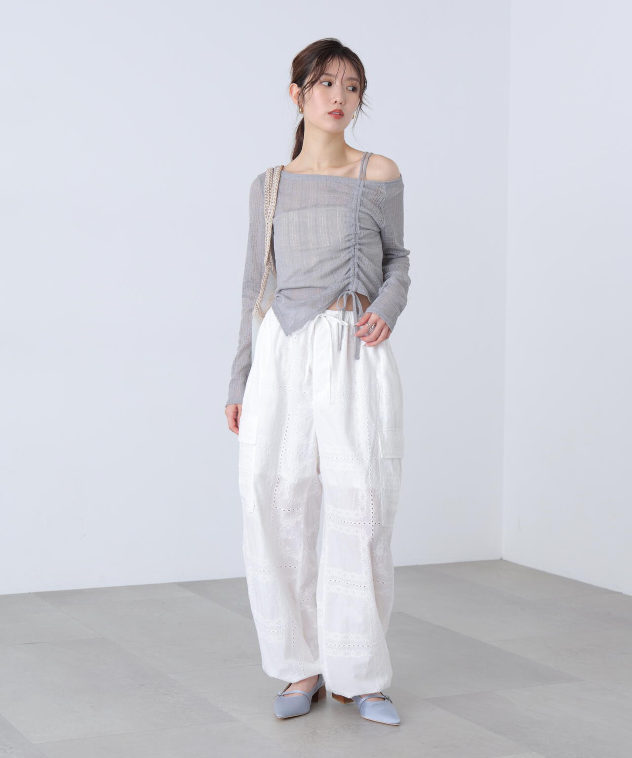 162cm 着用サイズ:FR