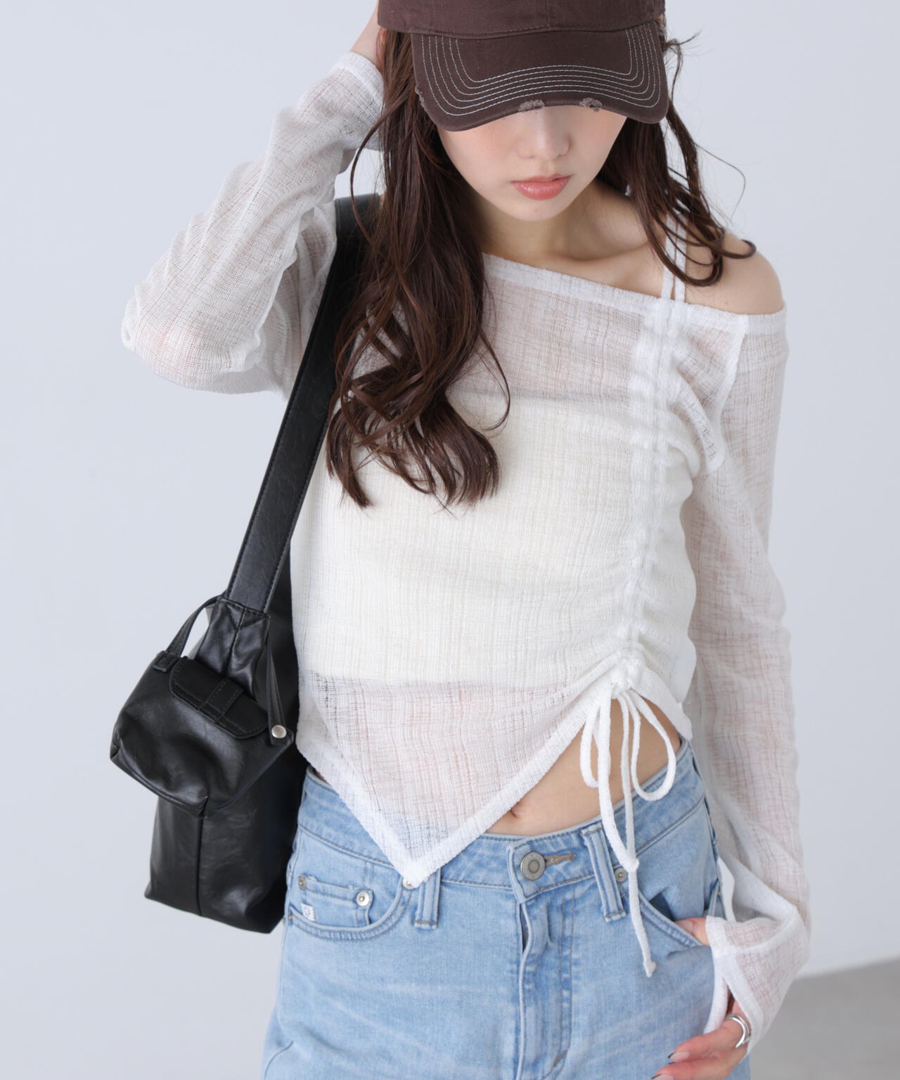 162cm 着用サイズ:FR
