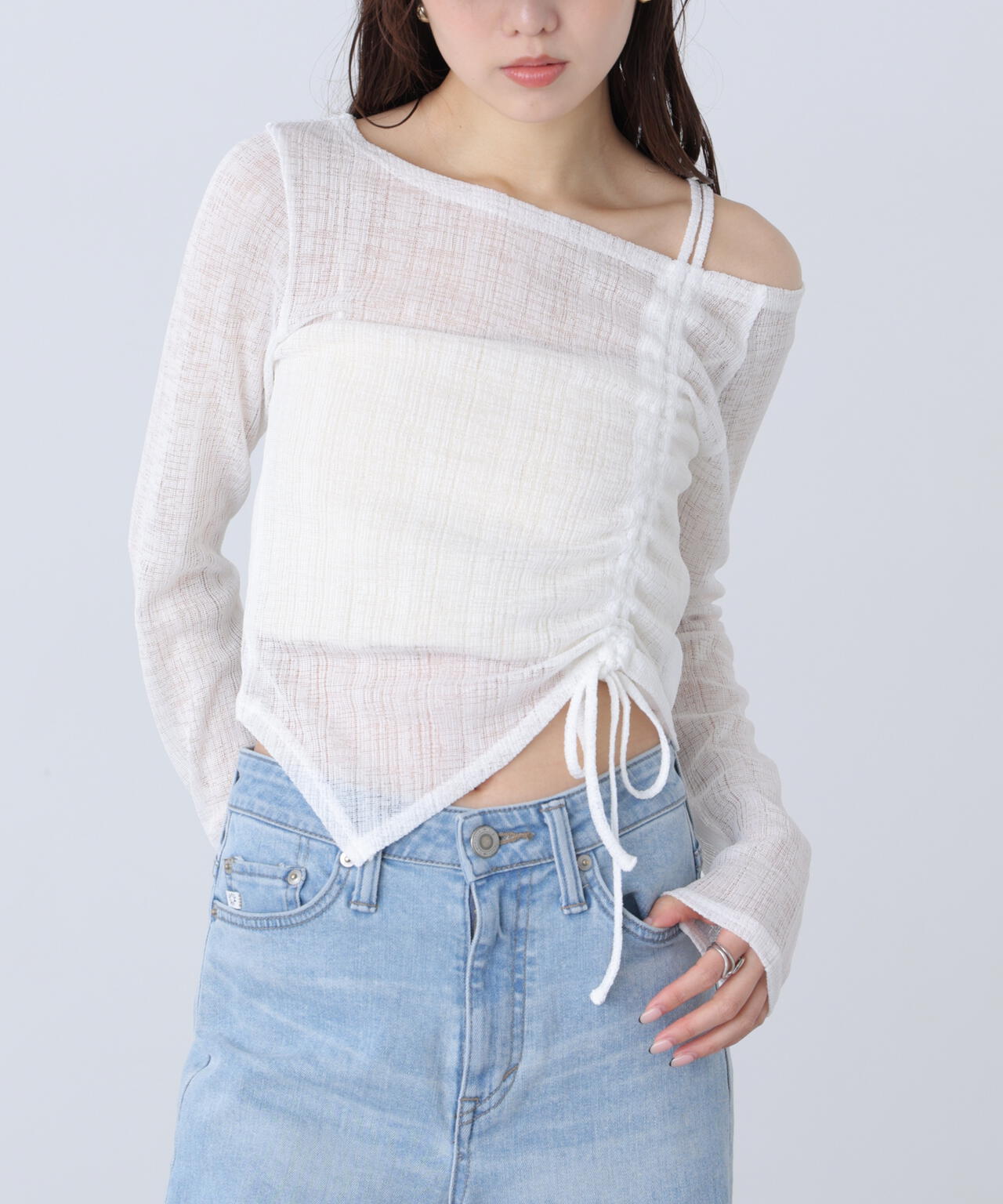162cm 着用サイズ:FR