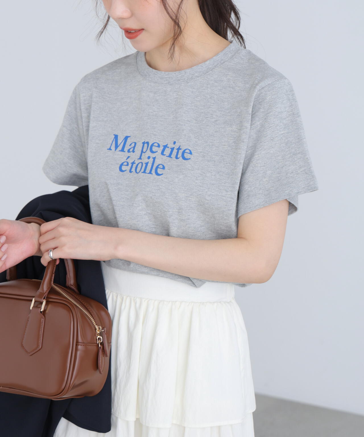 フレンチロゴプリントTシャツ