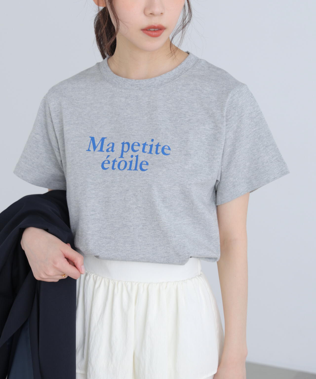 フレンチロゴプリントTシャツ