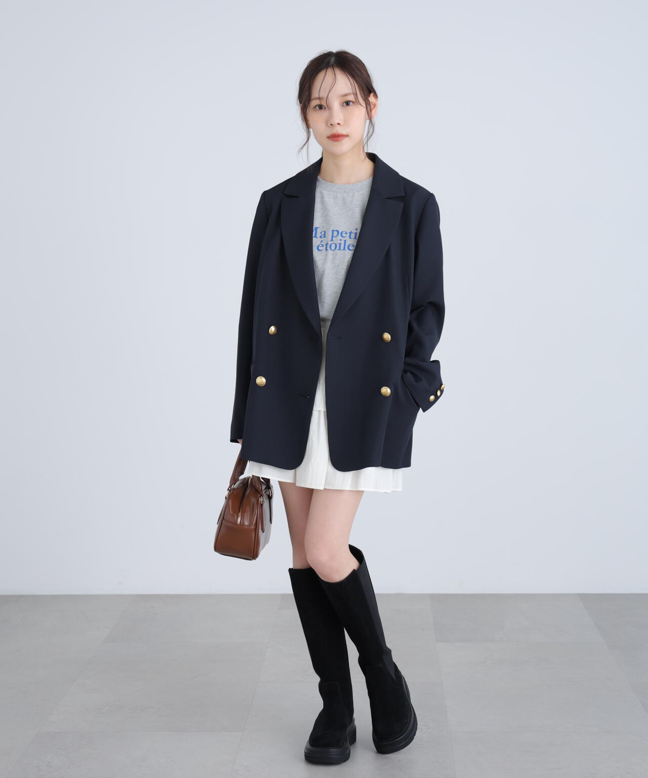 フレンチロゴプリントTシャツ