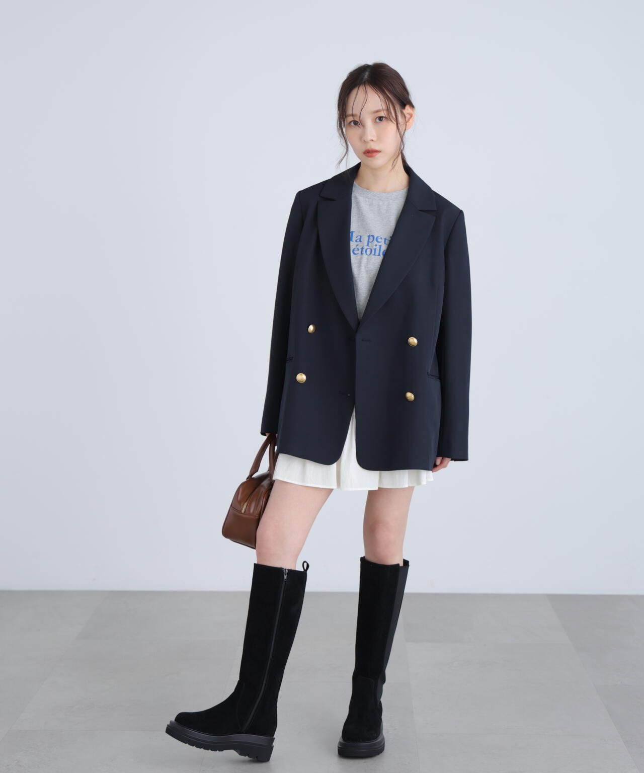 フレンチロゴプリントTシャツ