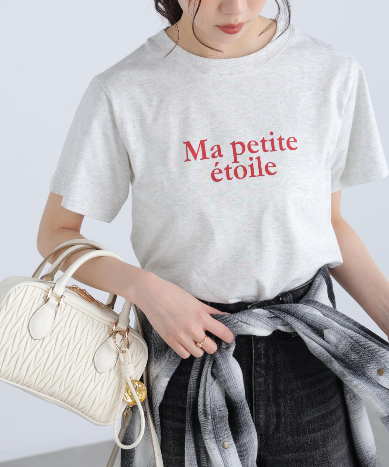 フレンチロゴプリントTシャツ