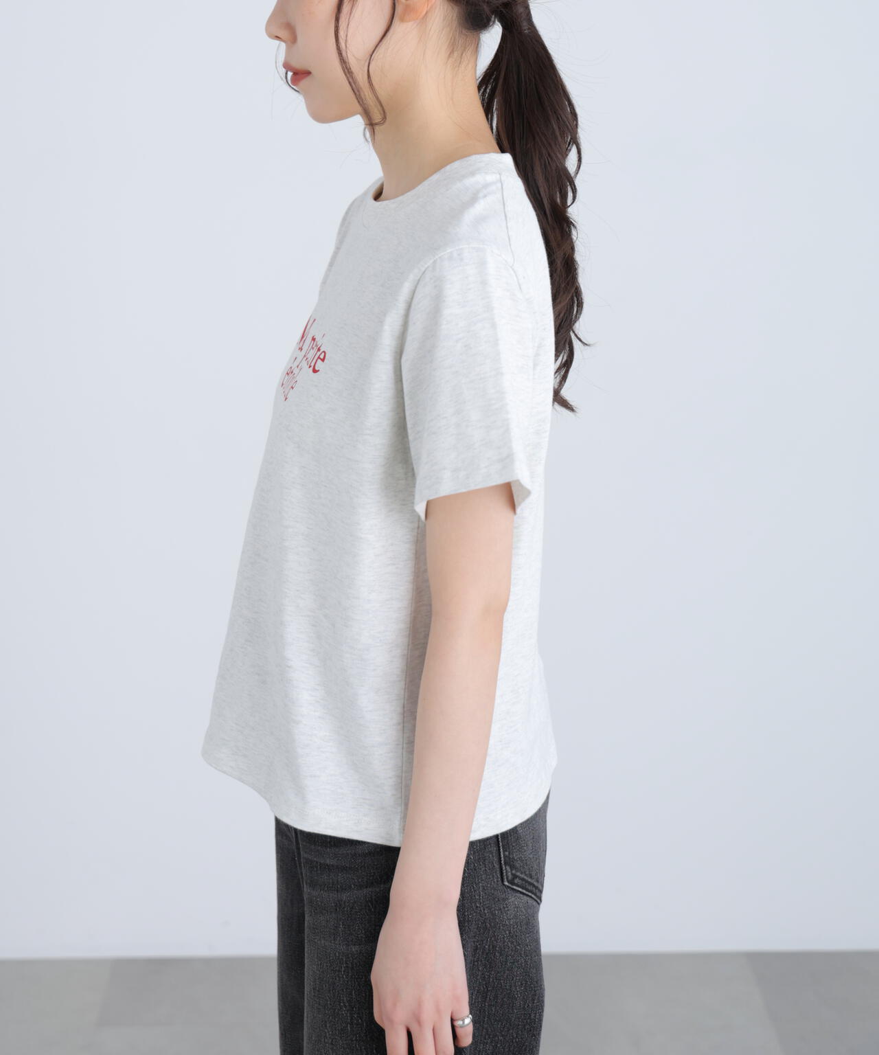 フレンチロゴプリントTシャツ