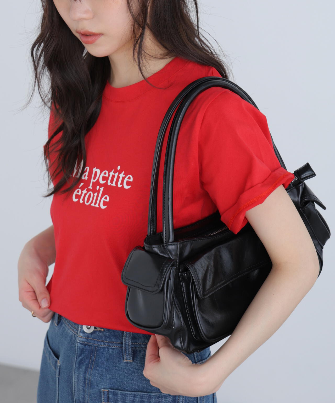 フレンチロゴプリントTシャツ