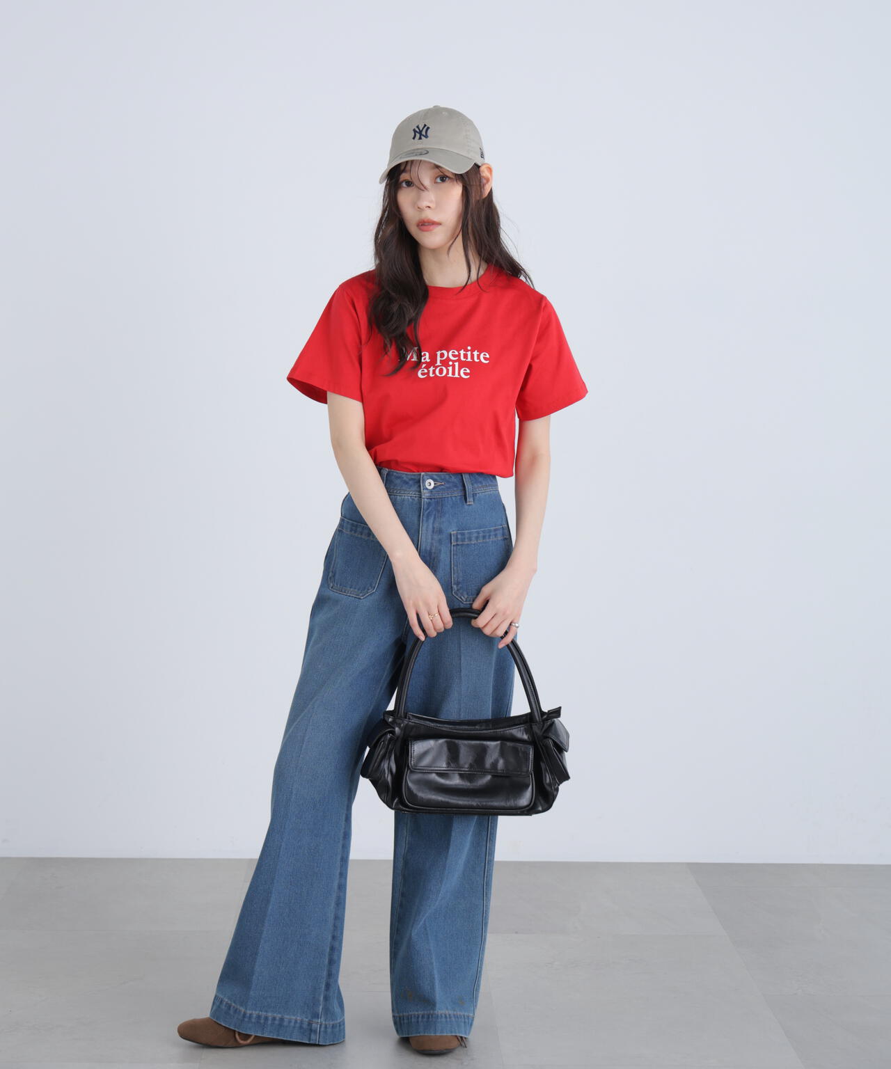 フレンチロゴプリントTシャツ