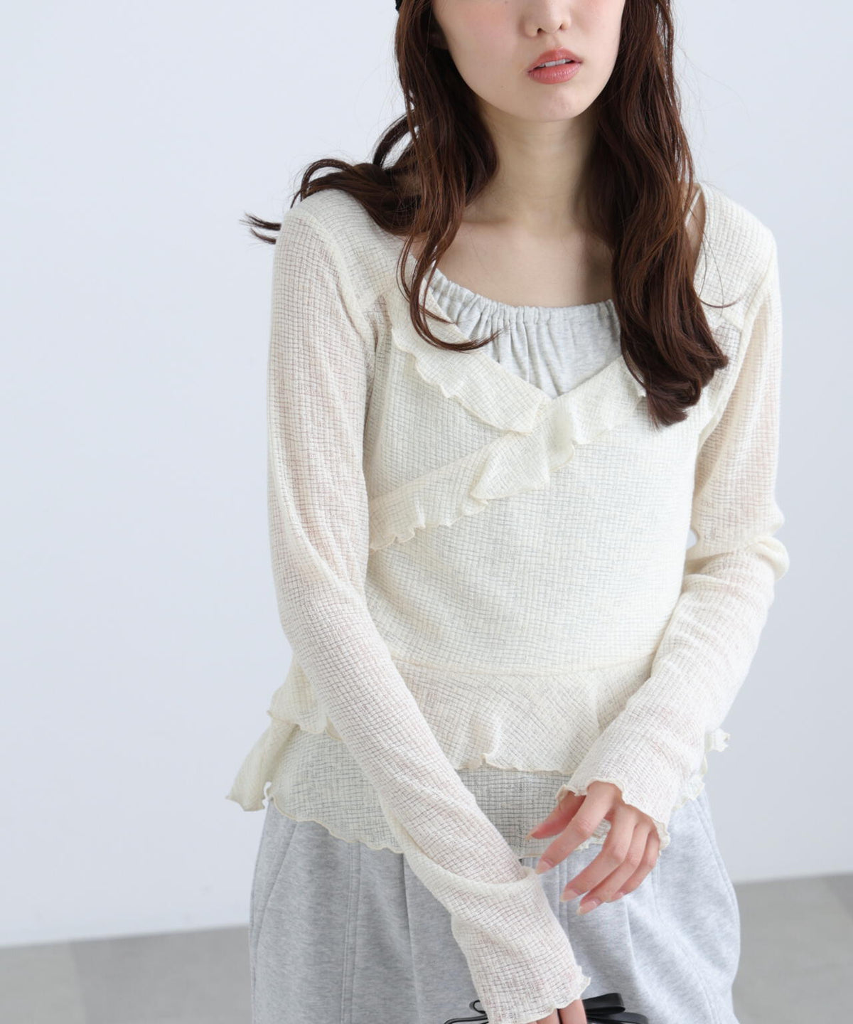 162cm 着用サイズ:FR