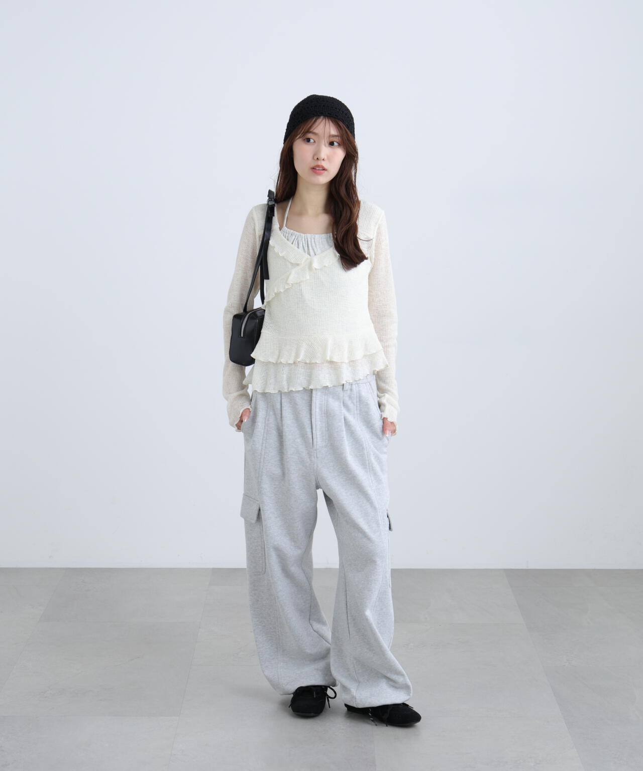 162cm 着用サイズ:FR
