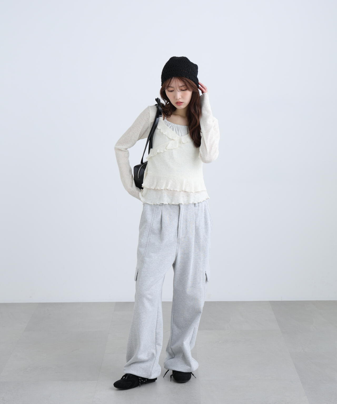 162cm 着用サイズ:FR