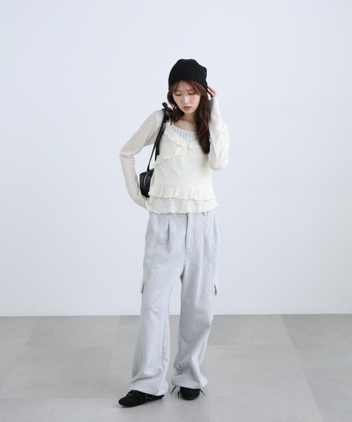162cm 着用サイズ:FR