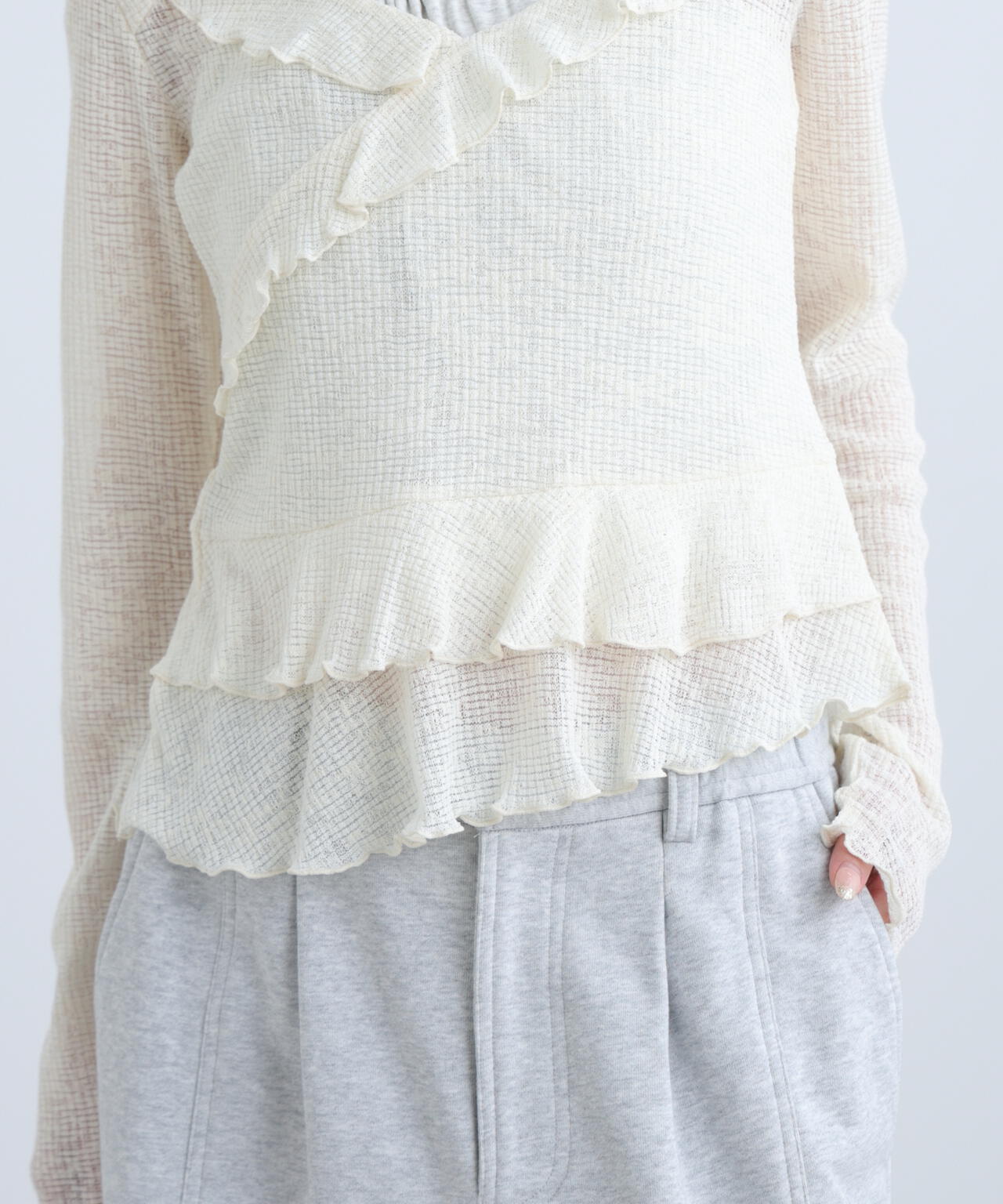 162cm 着用サイズ:FR