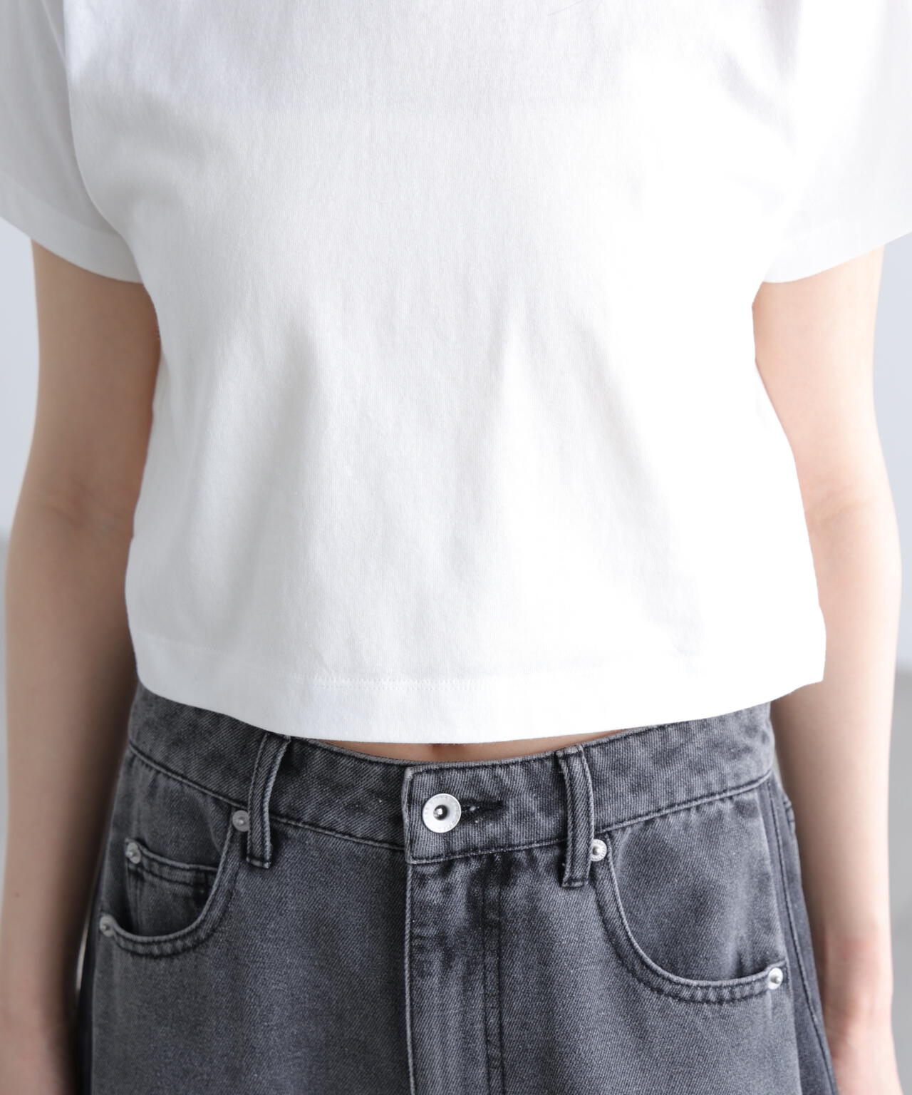 USAコットンクルーネックTシャツ