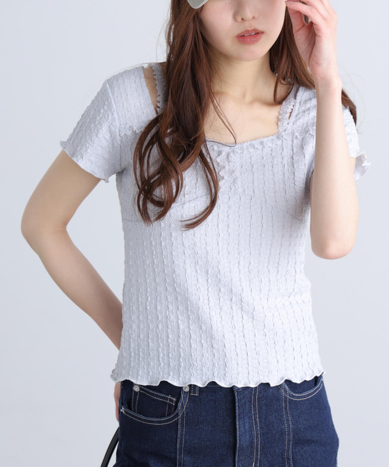 162cm 着用サイズ:FR