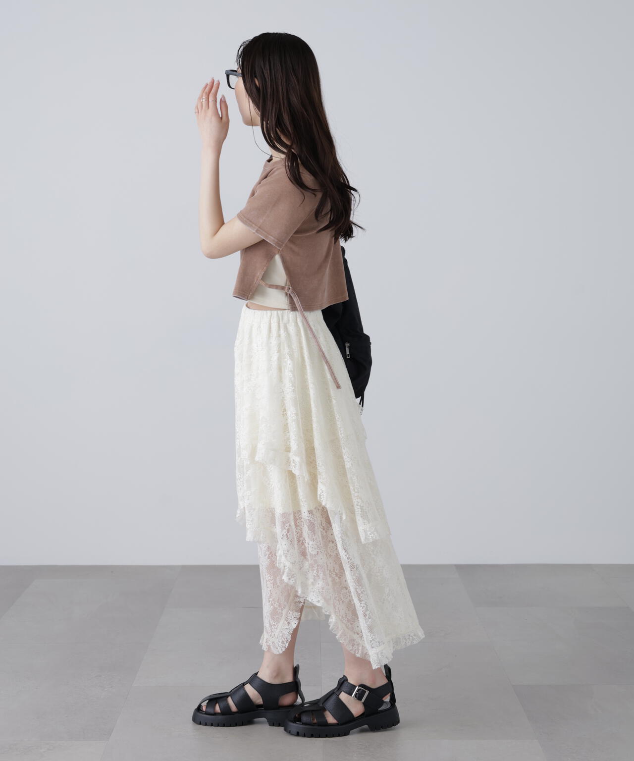 162cm 着用サイズ:FR