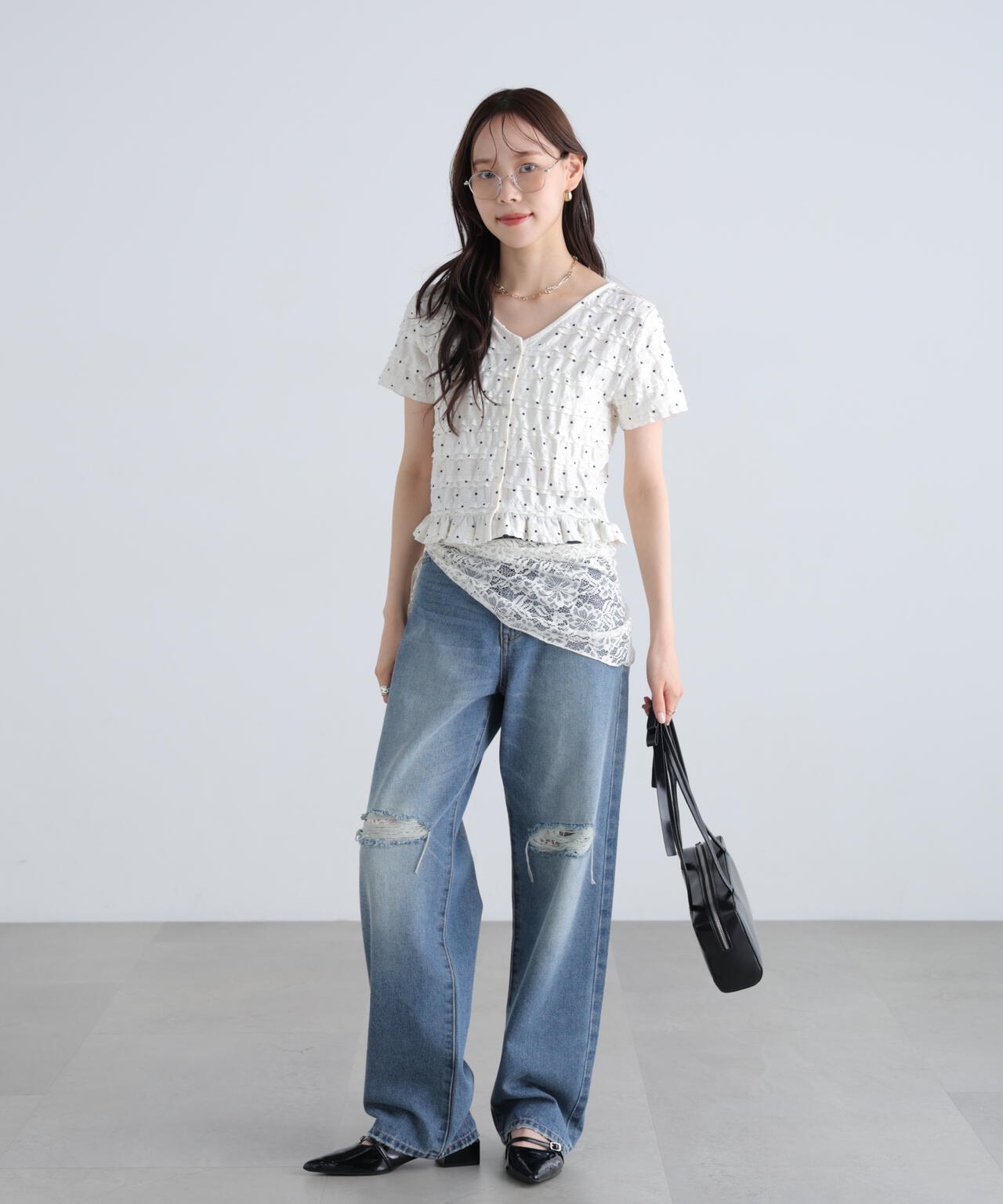 164cm 着用サイズ:FR