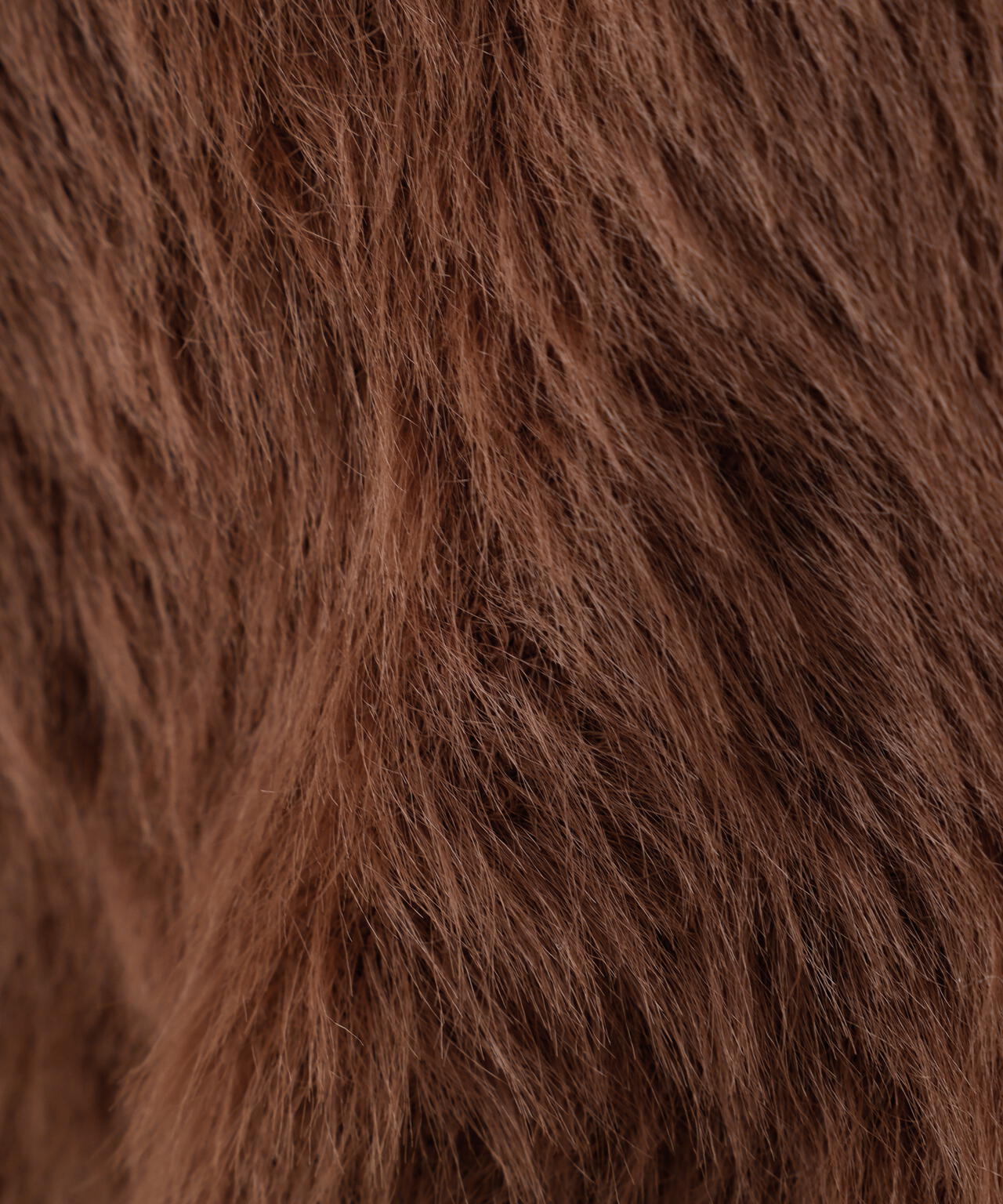 【はかな企画】金ボタンロングシャギーニットカーディガン〈MFM〉