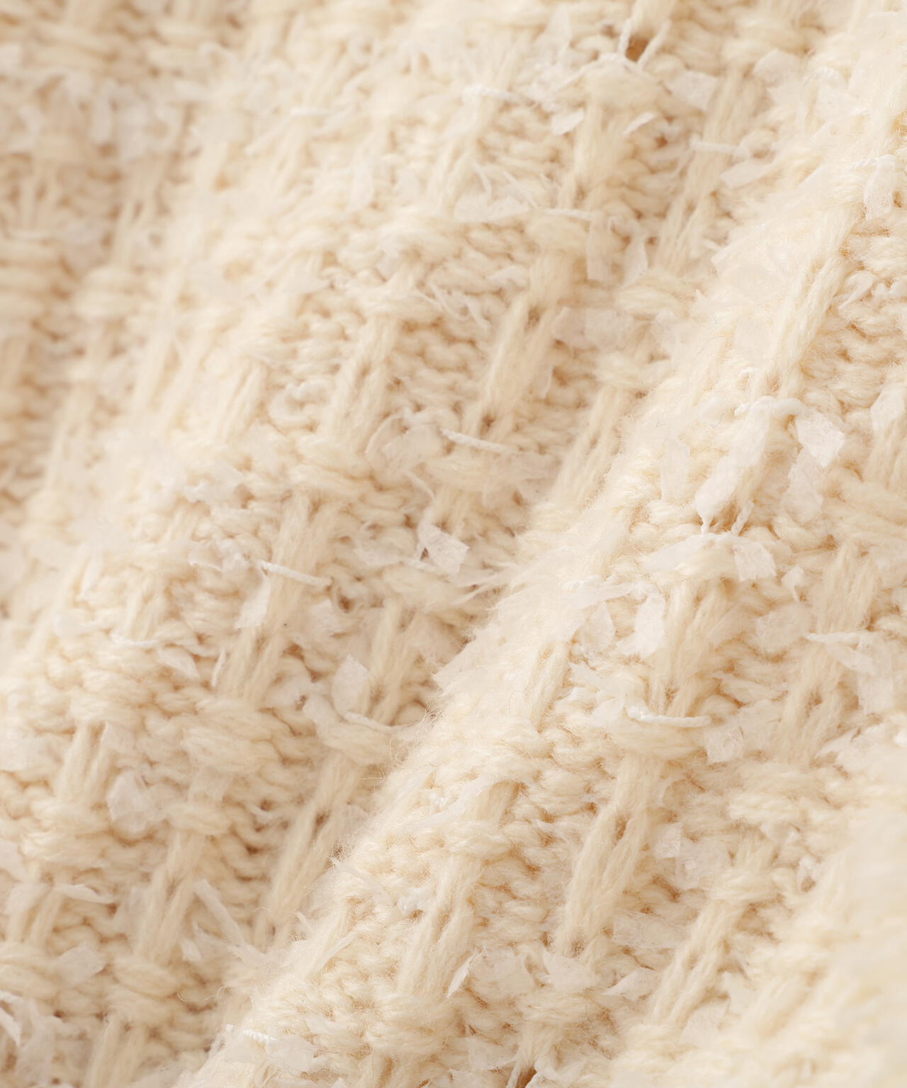 【オフ 追加生産予約】ツィードニットカーディガン