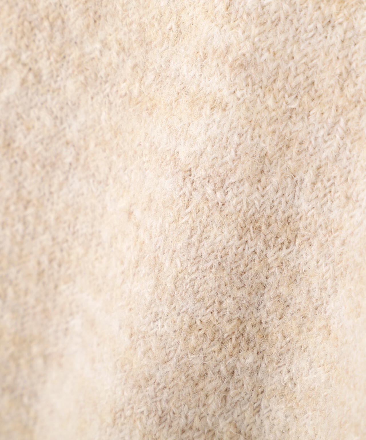 ワンショルルーズニット