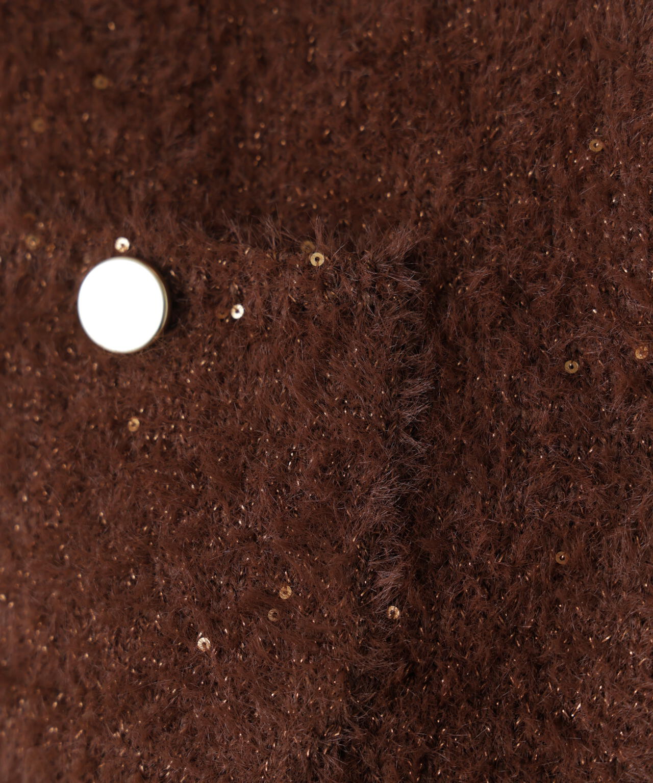 【MFM】金ボタンへアリースパンコールニットカーディガン