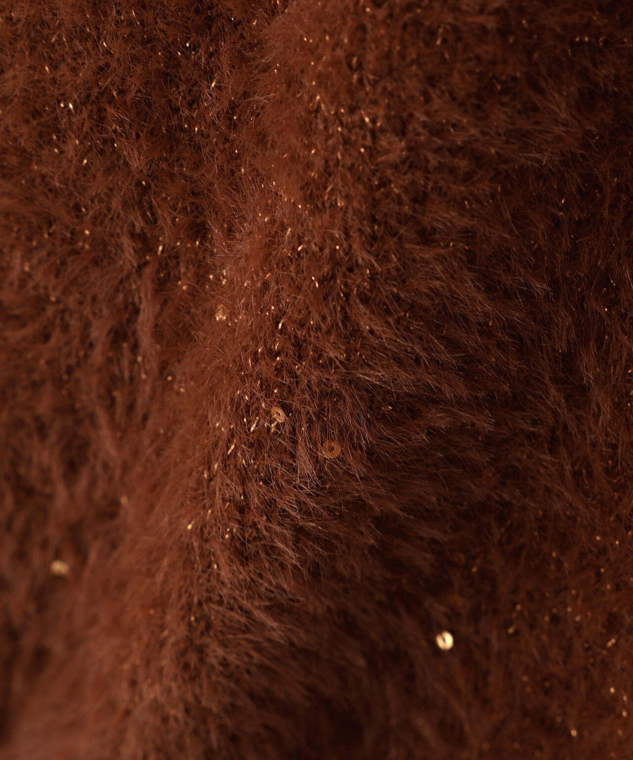 【MFM】金ボタンへアリースパンコールニットカーディガン