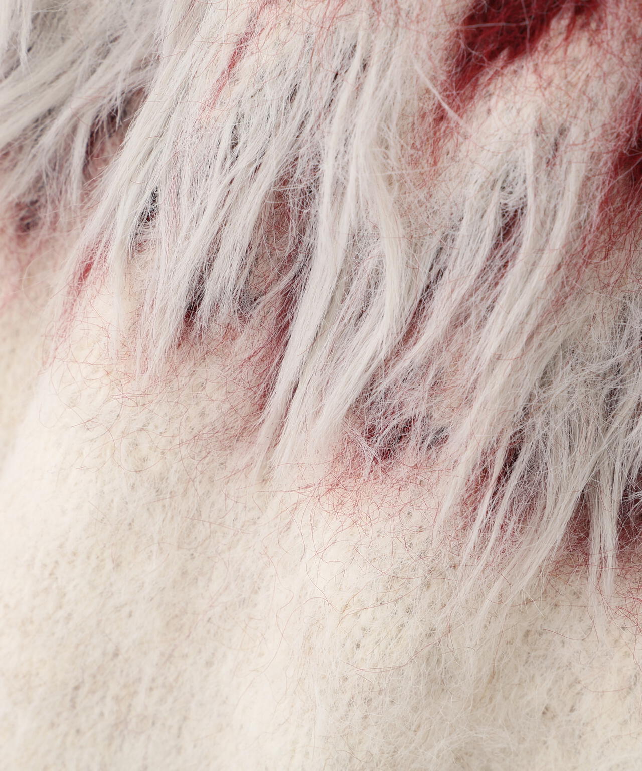 前後2WAYノルディック柄リボンカーディガン