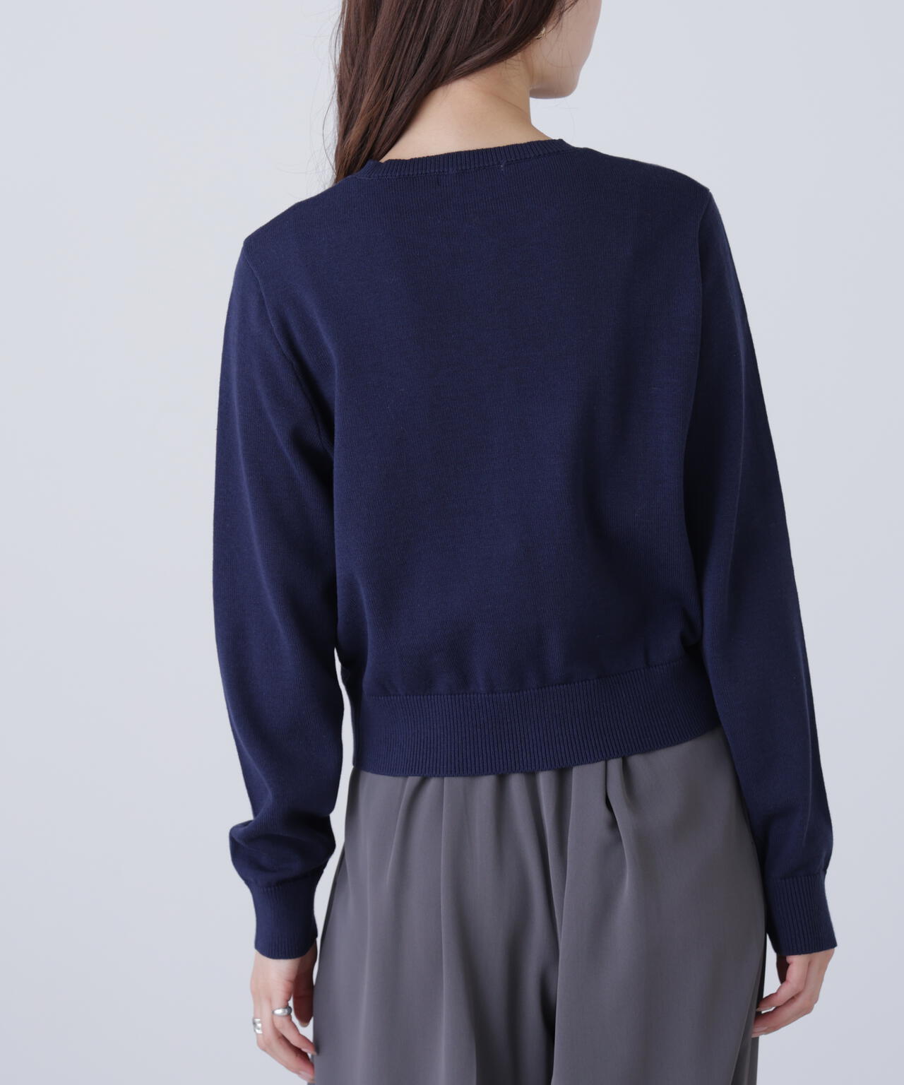 ハートボタンニットカーディガン