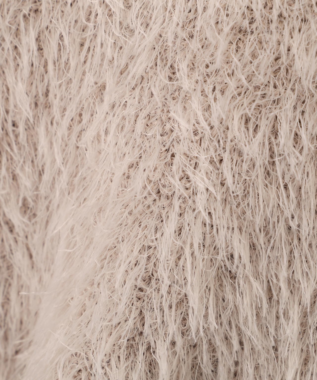 前後2wayシャギー半袖ニット