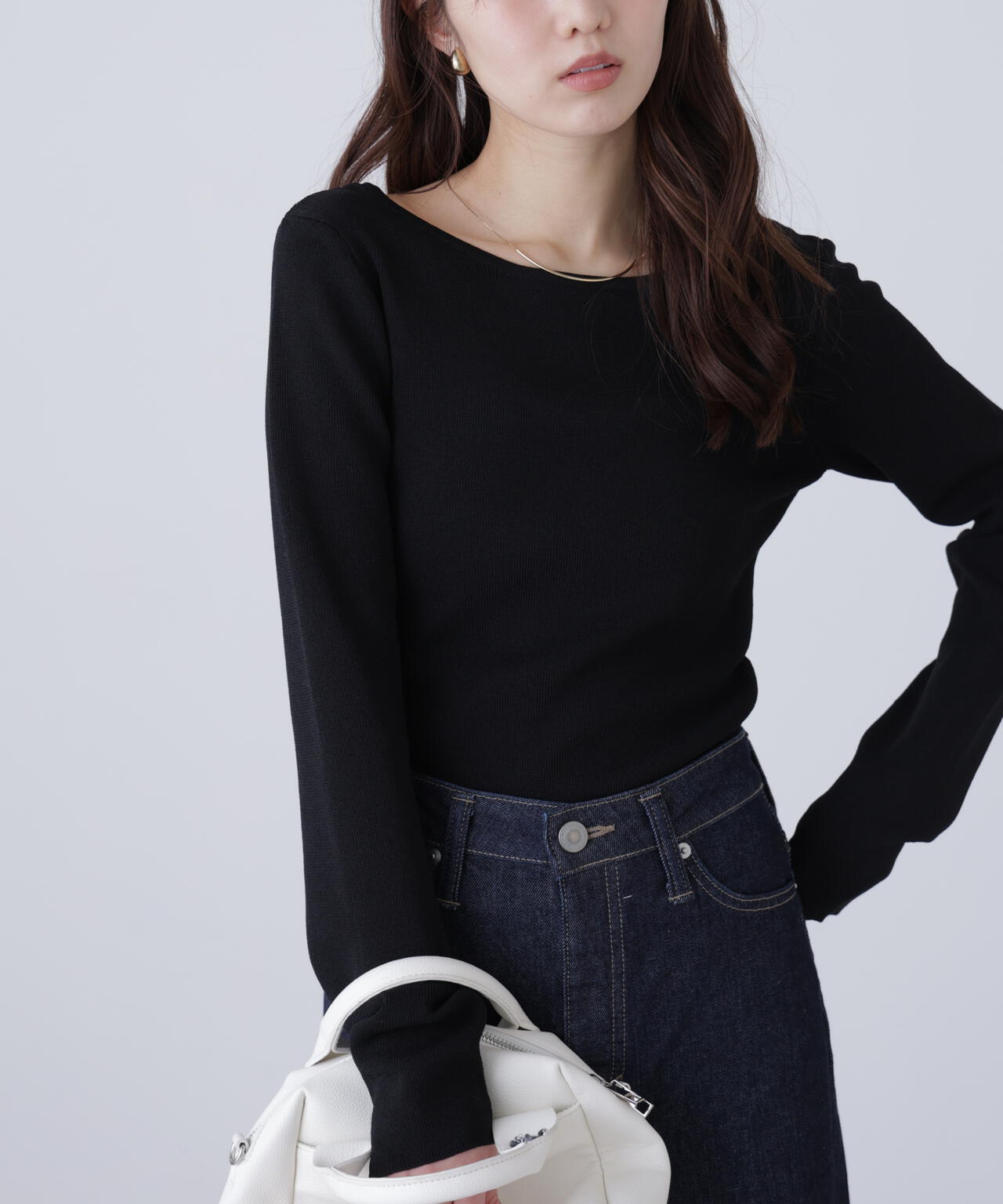 【MFM】バックオープンニット