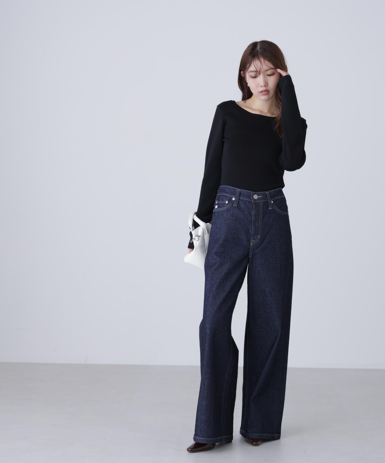 【MFM】バックオープンニット